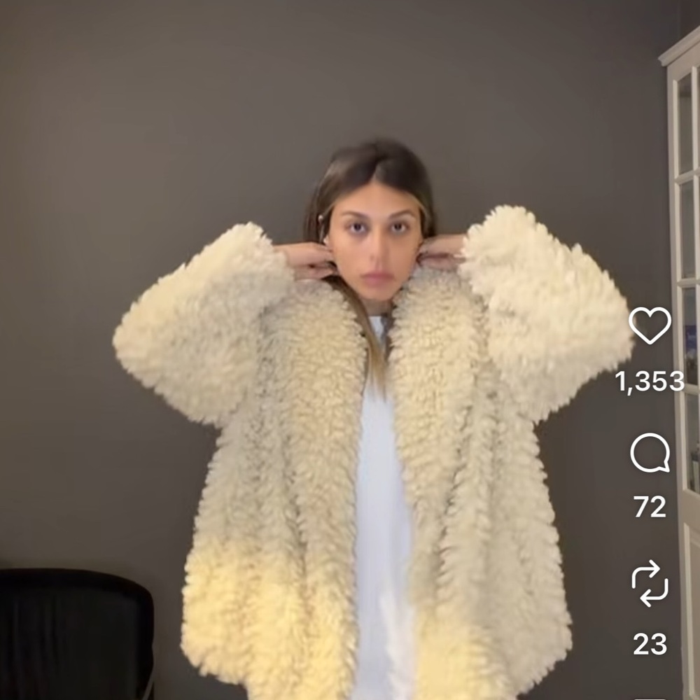 ZARA FLEECE JACKET - Picture 9 of 16